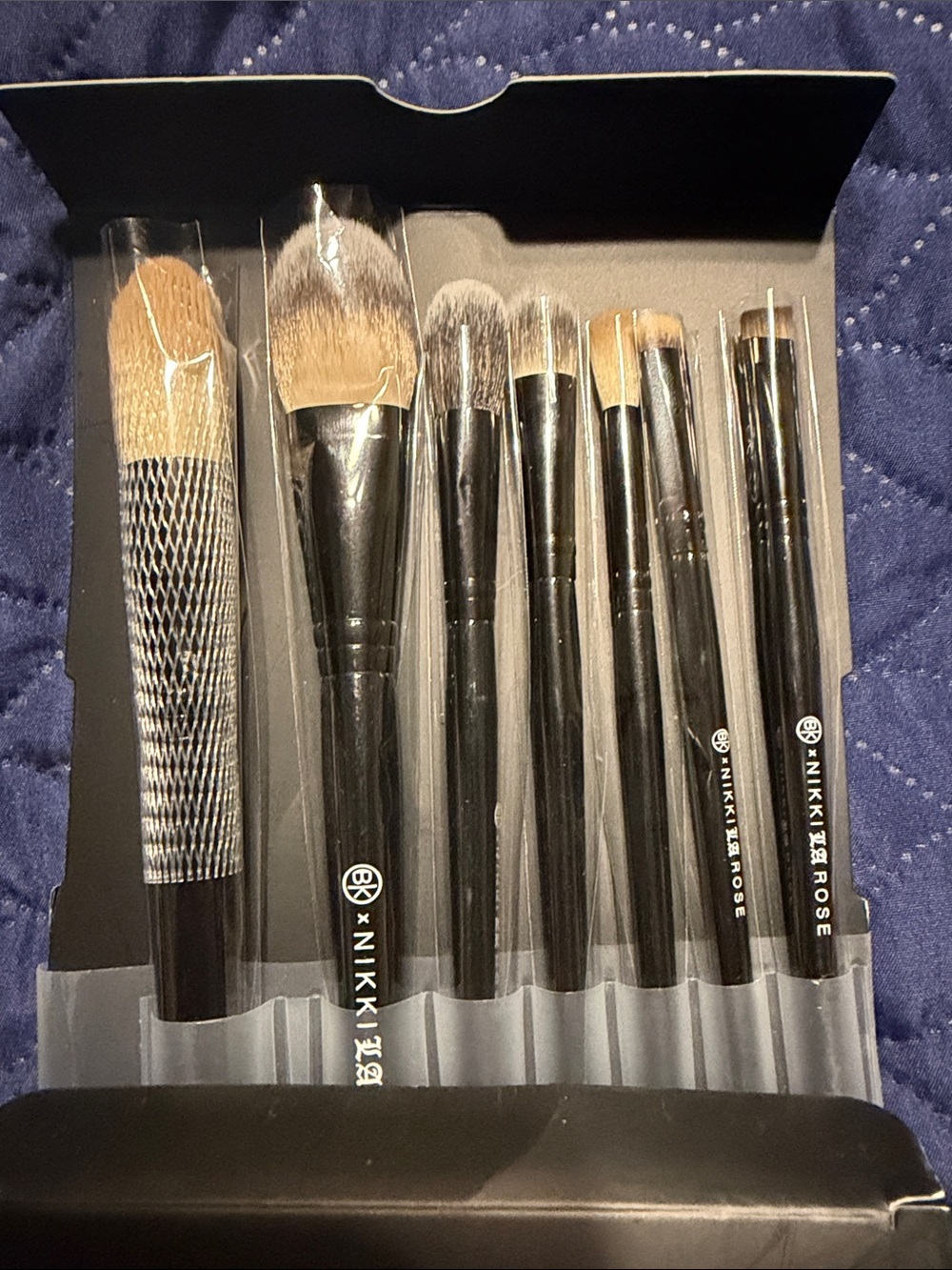 BK Beauty Nikki LaRose Pro Artist Series Makeup Brush Set - Black